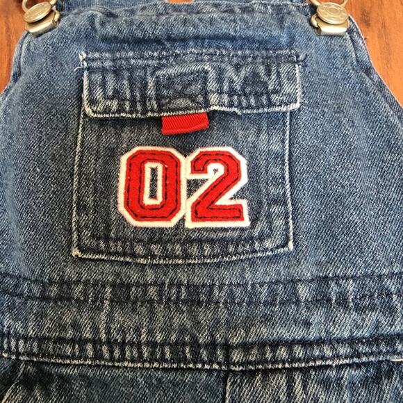 J.KHAKI KIDS VINTAGE JEAN BASEBALL OVERALLS SIZE 2T - Picture 7 of 8